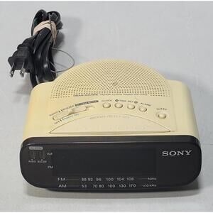 Sony Dream Machine AM/FM Clock Radio   ICF-C212 TESTED